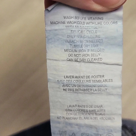 Jessica‎ Simpson Maternity Over The Belly Dark Wash Straight Leg Jeans Size XS - Picture 4 of 10